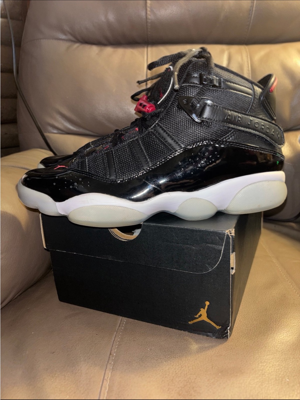 Nike Air Jordan 6 Rings Sneakers, Men’s Size 8.5